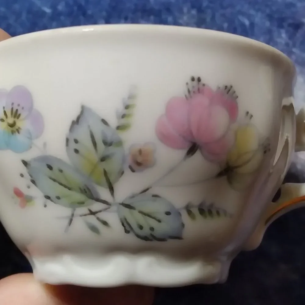 WINTERLING BAVARIAN VTG MINI Demitasse Cup and Saucer 8pc Set
